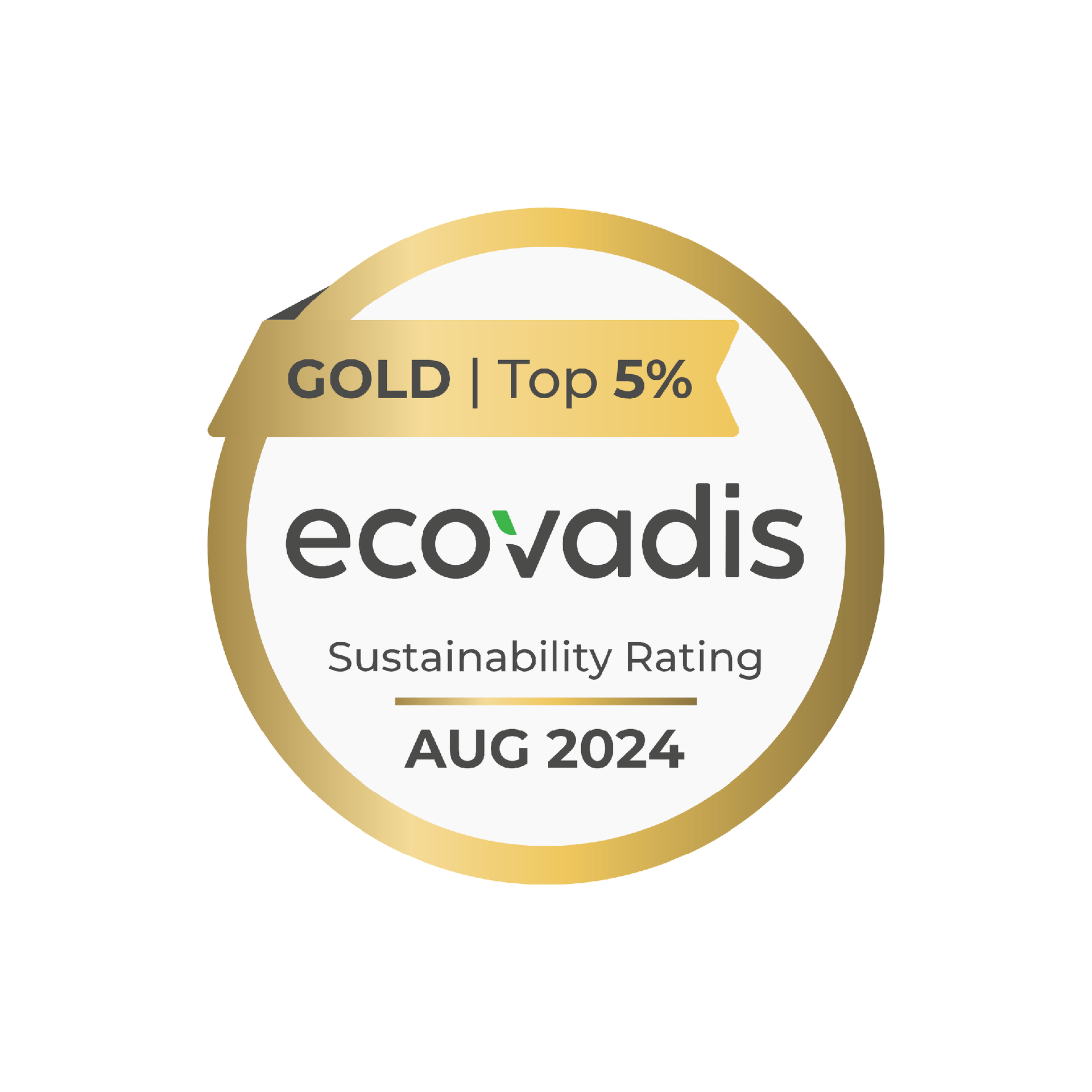 EcoVadis Goldmedaille